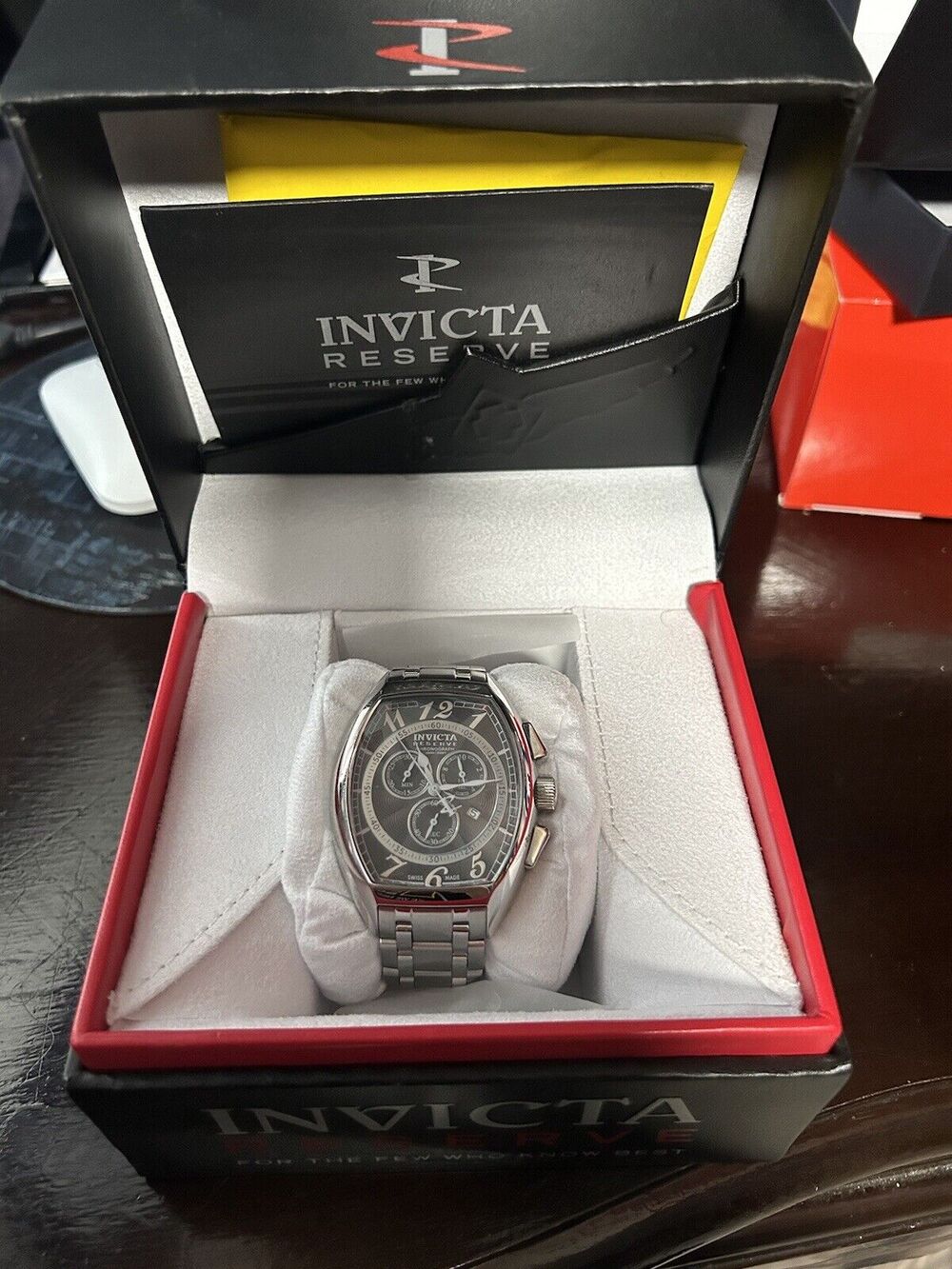 Mens Invicta Reserve Stainless Watch